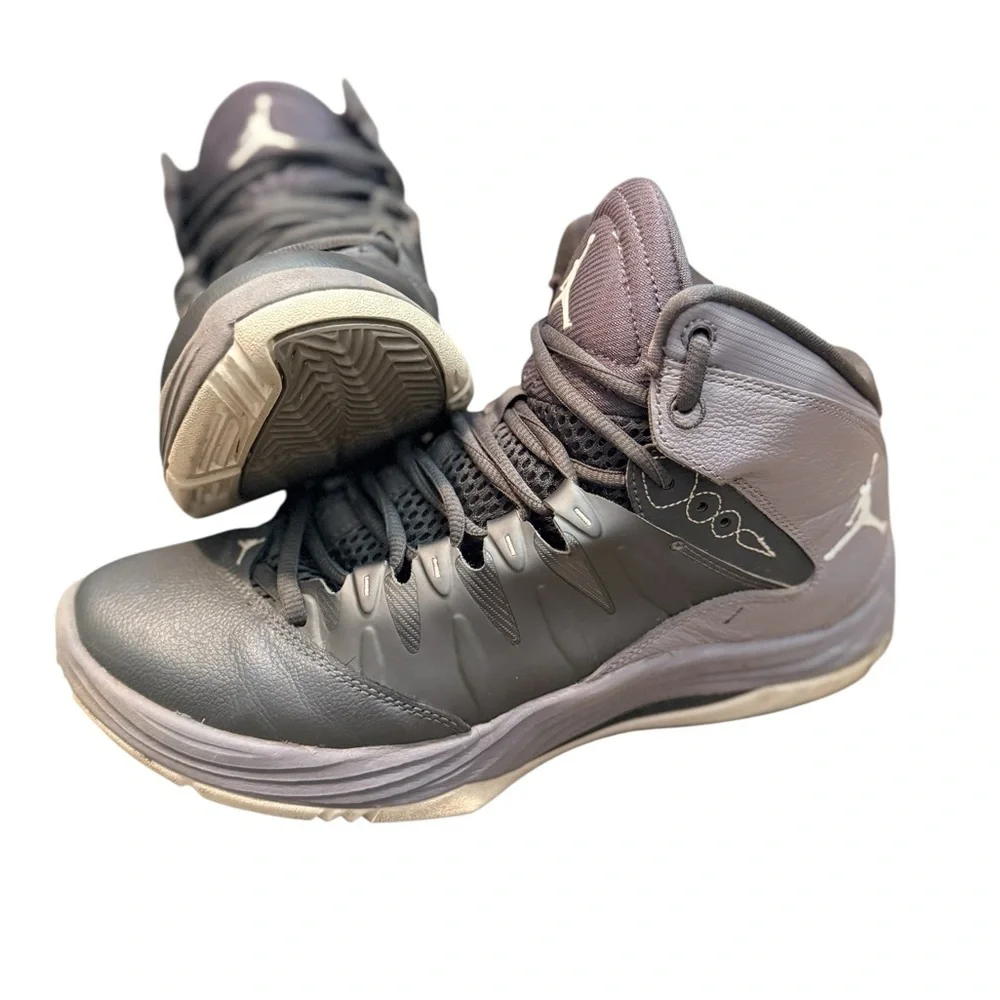 Nike Air Jordan Trainer Basketball Shoes Black Grey Size 9